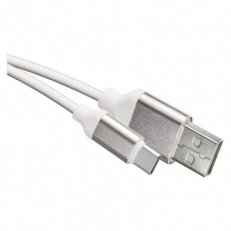 Nabíjecí a datový kabel USB-A 2.0 USB-C 2.0, 1 m, bílý EMOS SM7025W
