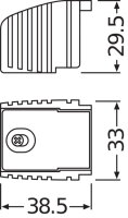 LEDVANCE OPTOTRONIC Cable Clamp D-STYLE