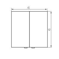 Spínač BIURO č. 2 - dvoupólový 25304 Kanlux
