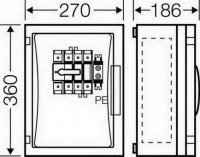 FP 5213 Skříň s vypínačem 160A/4, 5-ti p