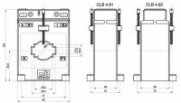 Měřící trafo 0809 CLB 4.91 150/5A 5VA 1 FS5 120% násuvné, 40x10, 30x20, d31