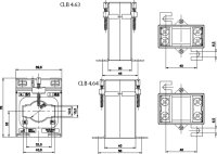 Měřící trafo 1599 CLB 4.64 400/5A 10VA 1 FS5 120% násuvné, 40x12, 32x15, d26