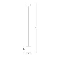 Závěsné svítidlo Elios závěsné 120mm 7,9W 4000K 1040lm bílá LUCIS ZK.K2.E120.41