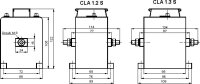 Měřící trafo CLA 1.3 S 1/0,705A 5VA 5P10 120% závitové jisticí šroub M8