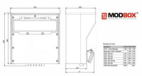 Zásuvková kombinace NG ENERGY MODBOX GK 53 5171.01