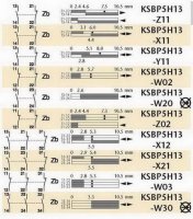 Koncový spínač plastový s kovovou kladkou, šířka 40mm KSBP5H13X12