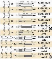 Koncový spínač kovový s boční nerezovou horizontální kladkou, šířka 40mm