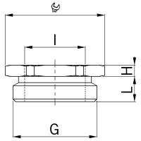 Závitová redukce M16x1,5/M12x1,5, plast, světle šedá, šestihran AGRO 3455.17.12