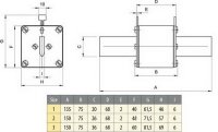 Nožová pojistka M2 UQU-N gR 80A/690V ETI 004334209