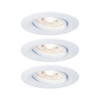 LED vestavné svítidlo Nova mini výklopné 3x4W 2.700K bílá mat 230V 94293