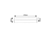 BAND2 LED 7W IP20 černá 4000K 470lm RABALUX 78045