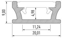 AL-PROFIL TERRA SILVER 1M (10-0154-10)