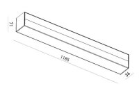 XTRIM M LINEAR DALI LIGHT FITTING 96W 48