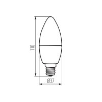 Světelný zdroj LED DUN HI 8W E14-WW 26760 Kanlux