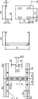 OBO LG 114 VS 3 FT Kabelový žebřík s příčkou VS 110x400x3000 Ocel žár.zinek