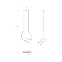 Závěsné svítidlo Ohm 24,5W 4000K 3040lm bílá LUCIS ZL2.L2.O55.60