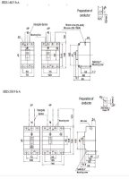 Kabelová svorka SP2S 250/4, pro jističe EB2S 250 4p ETI 004671999