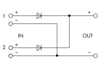 Redundantní modul, vstupní napětí 2x 9-54 V DC, vstupní proud 2x 40 A