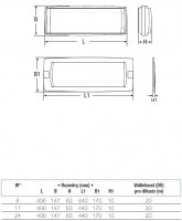 LOG LED LG 8W SE 1/2/3P