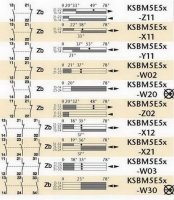 KSBM5E51W20 Koncový spínač kovový s nast