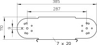 OBO RGBEV 120 FT Prvek kloubového oblouku svislý 110x200 Ocel žárově zinkováno