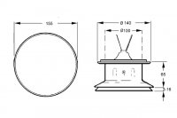 Maico 0151.0291 WD 10 D větrací element regulovatelný