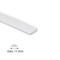 Přisazený hliníkový profil PB1, 17x5mm, mléčný difuz., 2m MCLED ML-761.045.74.2