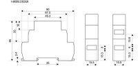 Paměťové impulsní relé MR-41 UNI, kontakty 1xCO,16A, 12-240V AC/DC ETI 002470007