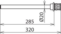 Zkušební hrot S60 pro PHE III Kat. S délka 320 mm DEHN 767760