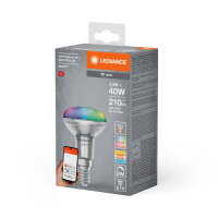 Světelný zdroj OSRAM SMART+ SPOT CONCENTRA Multicolor R50 40 3.3W Multicolor E14