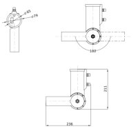 LEDVANCE ECO AREA ACCESSORIES 48/60 ADJUST ANGLE ADAPTER