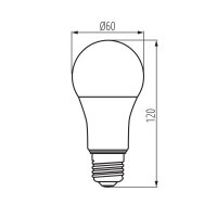 Světelný zdroj LED IQ-LED A60 11W-CW (starý kód 33721) KANLUX 36681