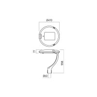 XPLAZA R1 STREET FITTING 30W 120-240V AC