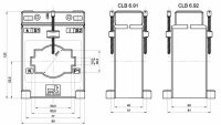 Měřící trafo 0961 CLB 6.91 1000/5A 15VA 3 FS5 120% násuvné, 60x10, 50x30, d44