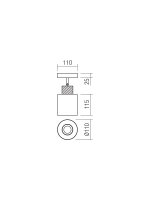 Nástěnné a stroní svítidlo HANSEN AP/PL 1X42W E27 SBK REDO 04-527