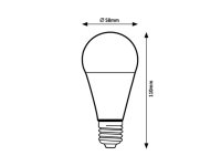 SMD LED, E27 A60, 10W, 1055lm, 3000K RABALUX 79060