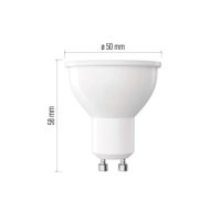 LED žárovka Classic MR16 GU10 7W (60W) 800 lm neutrální bílá stmívatelná