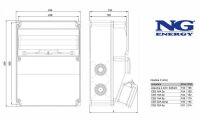 Zásuvková kombinace NG ENERGY EKOBOX SC 51 068 EK.01