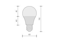 LED ŽÁROVKA DELUXE 10W 5000K