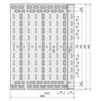 Kabelový žlab 60x600x1,00 lakovaný obvodový (Jupiter) KOPOS KZI 60X600X1.00_EO