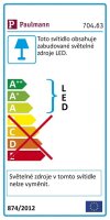 Alpha Monocerotis IP44 LED 9W 600mm chro