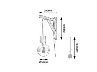 UBUL buk E27 1x 60W IP20 buk RABALUX 71028