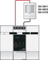 Detektor pohybu 24VDC/90°/0,5m/15m s beznapěťovým kontaktem 48V/0,2A (NO)