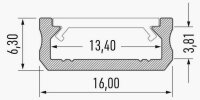 AL-PROFIL D INOX 1M (10-0043-10)