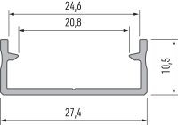 AL-PROFIL DUAL SILVER 1M (10-0000-78)