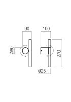 Nástěnné svítidlo PRAXI AP LED 8.3W 2700K WH/SC TRIAC REDO 01-4270