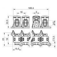 Průchozí izolovaná svorka BD 6 ELEKTRO BEČOV J441910