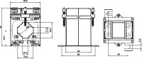 Měřící trafo 2071 CLB 3.65 250/5A 5VA 0,5S FS10 120% násuvné, 30x10, d28