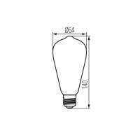 Světelný zdroj LED ST64 A 4W-SW KANLUX 26047