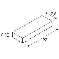 PEMA WL LED venkovní nástěnné nástavbové svítidlo IP54 bílá 3000K SLV 1002070